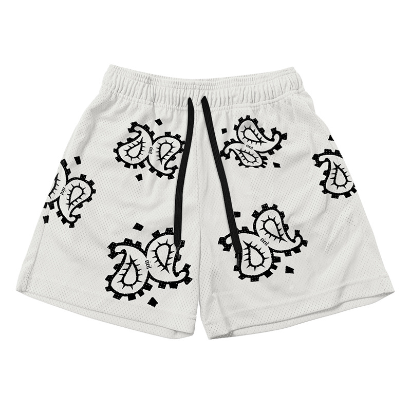white hot selling custom mesh shorts OEM factory