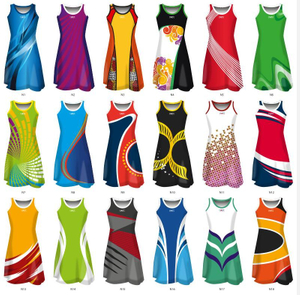 Buker New Design China Supplier Healong Sublimation Cheap Netball Jersey Dress 