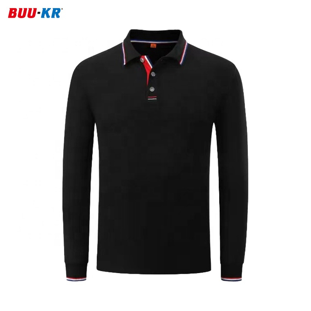 Buker New Design Custom Button Vented Sun Protection Long Sleeve Golf Polo Shirts For Men