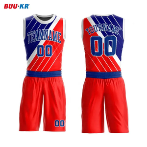 Buker Wholesales Blank Breathable Youth Cheap Custom Team Name Logo Sublimated Basketball Uniforms