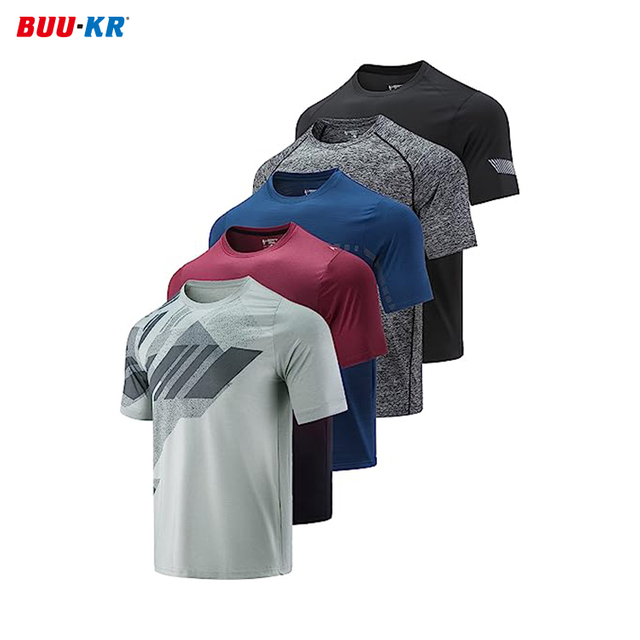 Buker Printed Sublimation Logo Men'S T-Shirt ,High Street Casual Loose Oversized Plus Size Men'S Vintage Shirts 2023 High Quality Wholesale Design 
