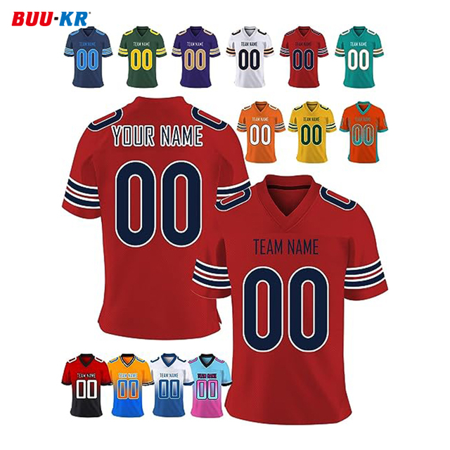 Buker Custom Made High Quality Team Football Kits Sublimated Soccer Uniforms