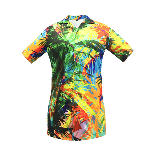 Short Sleeve Summer Beach Hawaii Floral Shirts For Men Boys