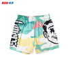 Buker Sweat Shorts Acid Wash,100% Polyester March Expo 2023 Apparel Graphic Boondocks Exercise Shorts Men With Drawstring