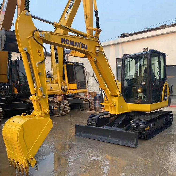 Komatsu PC56-7 Used 5 Ton Compact Mini Excavator with Two Operating Modes
