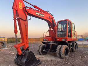 Doosan DH150W-7 Used Medium Wheel Excavator 15 Tons Original South Korea For Sale