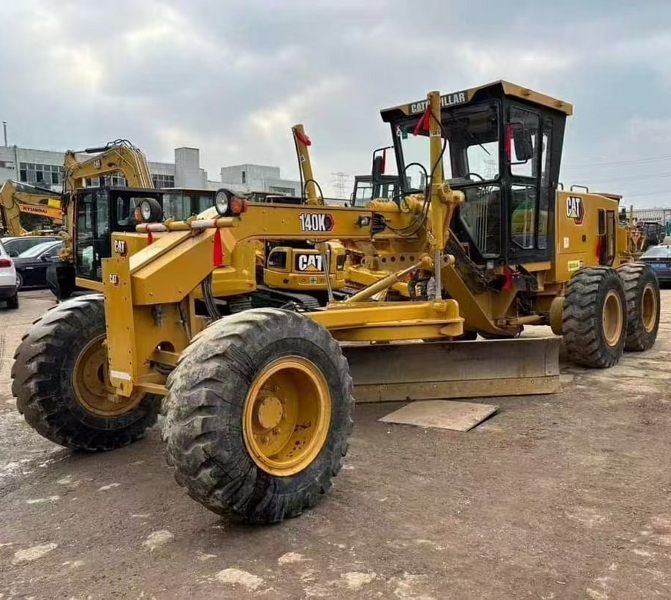 Cat140K Second Hand Low Working Hours And Good Condition Original Wheel Garder for Sale