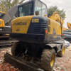 Hyundai 60W-7 Used 5 Ton Wheel Excavator Yanmar Engine For Sale