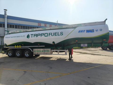 China Factory 3 Axles 40000L Aluminium Tank oil tanker truck Trailers for transportation Fuel Tank Semi Trailer