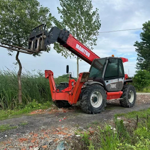 Manitou MT1740 used 17 ton telescopic forklift with 360 degree rotation function wholesale