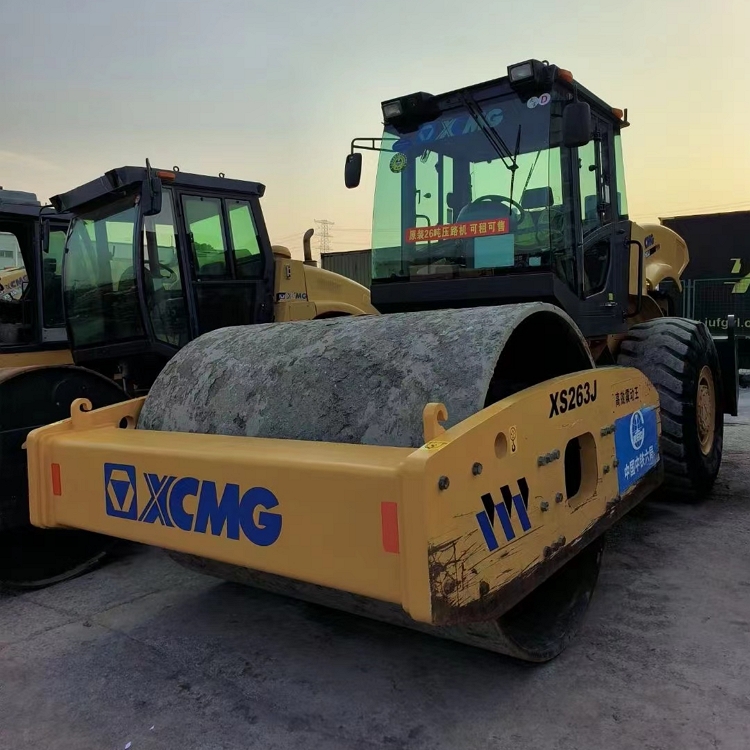 XCMG XS263J 20 tons used hydraulic roller Road construction equipment wholesale