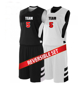 Buker OEM Wholesales Cheap Blank Sublimated Reversible Basketball Jersey Uniform Design