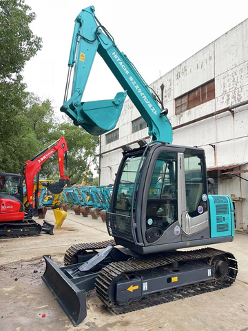 Hitachi ZX70-3 Used 7 Ton lowing hours Mini hydraulic Crawler Excavator for Sale 