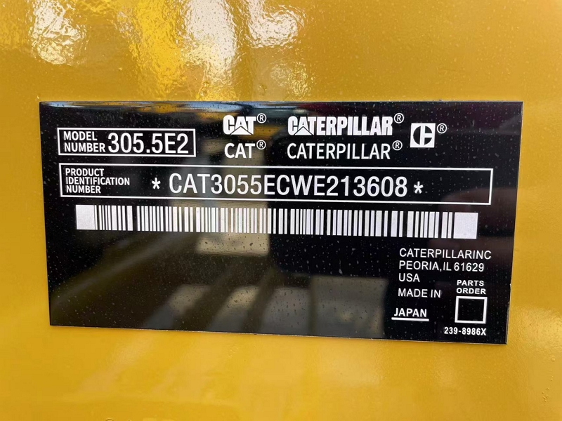 Cat 305.5 E2 mini excavator9