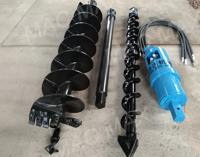 Auger Drilling Machine Oem 6t-20t Hydraulic Drill Earth Auger Drill Construction Machinery Parts for Sale