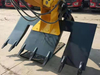 Hydraulic Railway Pillow Customized 6t-20t Excavator Railway Sleeper For Sale