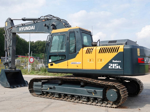 Hyundai 215L Used 21Ton Medium Excavator Hydraulic excavator good quality Digger Wholesale