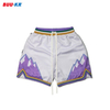 Buker OEM Summer Custom Logo High Quality Basketball Polyester Gym Workout Sublimation Pocket Above Knee Men\'s Mesh Shorts