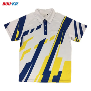 Buker Casual Sport Premium Quality Promotional Two Color Wholesale Logo Customize Sublimated Polyester Polo Shirt For Men 