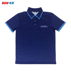 Buker Polo Shirts Custom,100% Polyester Graphic Elastane Polyester Adult Polo Blue Shirt For Men Breathable