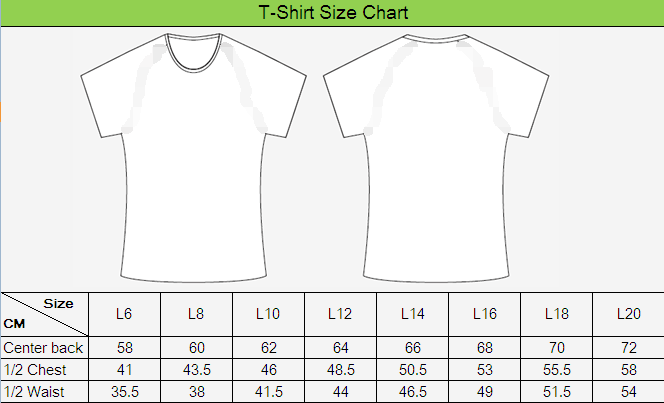 T-shirt parameter description custom wholesale