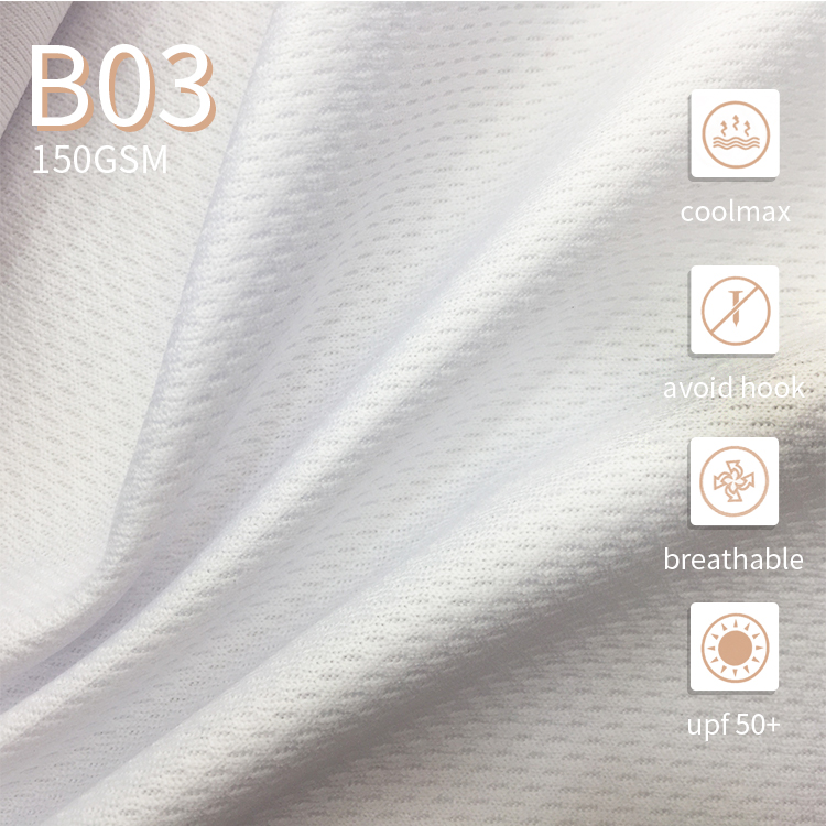 B03 Wholesale quality netball dress fabric