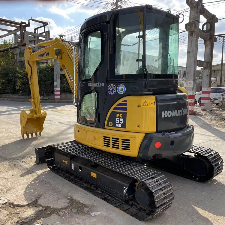 Komatsu PC55MR-2 Second Hand Mini 5 Ton Hydraulic Excavator Bucket Capacity 0.2 Cubic Wholesale