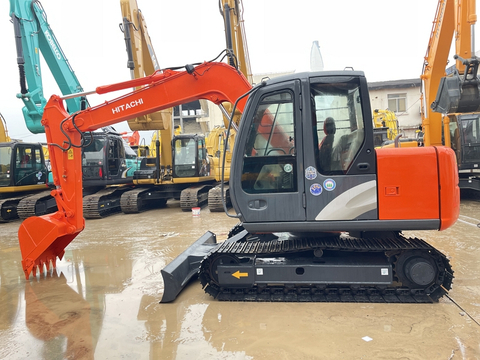 Hitachi ZX70 Used 7 Ton Almost New Excellent Condition Mini Hydraulic Crawler Excavator for Sale 
