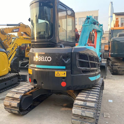 Kobelco SK55SR Second Hand Mini Hydraulic Excavator High Power Engine For Sale