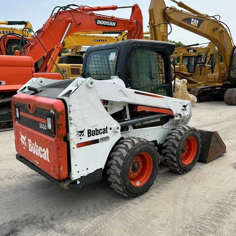Bobcat S550 second hand skid steer loader radial lift loading equipment wholesale