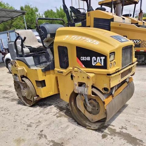 CatCB24B Second Hand Reliable And Good Condition Original Hydraulic Road Roller Made in Japan