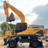 Hyundai 210W-9S Used 21 Ton Japan Original Wheel Excavator Cummins Engine For Sale