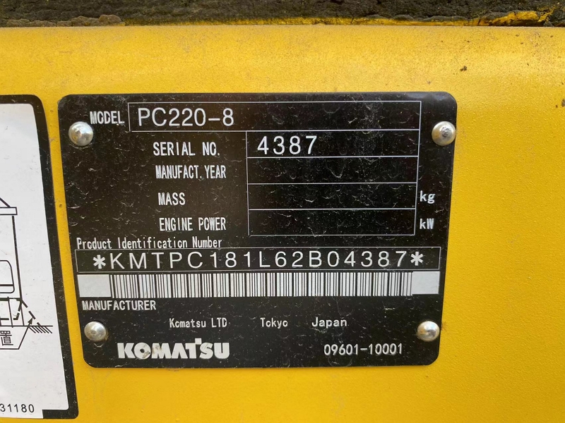 Komatsu PC220-8 second hand excavator7