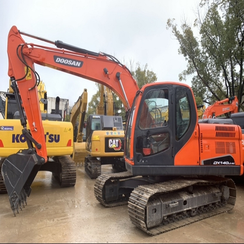 Doosan DX140 Used Medium Crawler Excavator 14 Tons Original South Korea For Sale