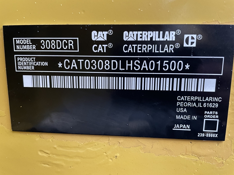 CAT 308D used excavator wholesale7