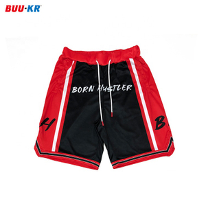 Buker New Design Custom Logo Casual Polyester Printing Men Polyester Basketball Mesh Shorts
