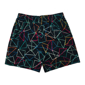 Men Sublimation printing New custom design hot sale short for men OEM 5 inch inseam mesh shorts 