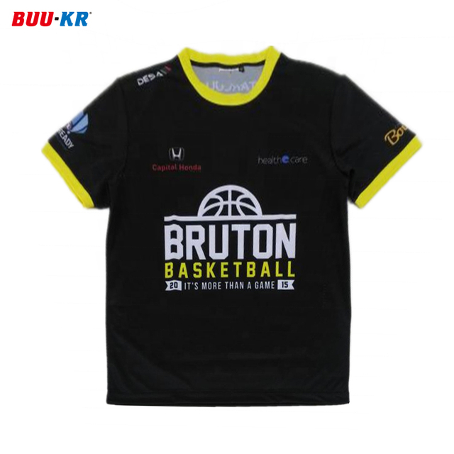 Buker Quick Shipping Wholesale Blank 100% Polyester Sublimation Mens T Shirts