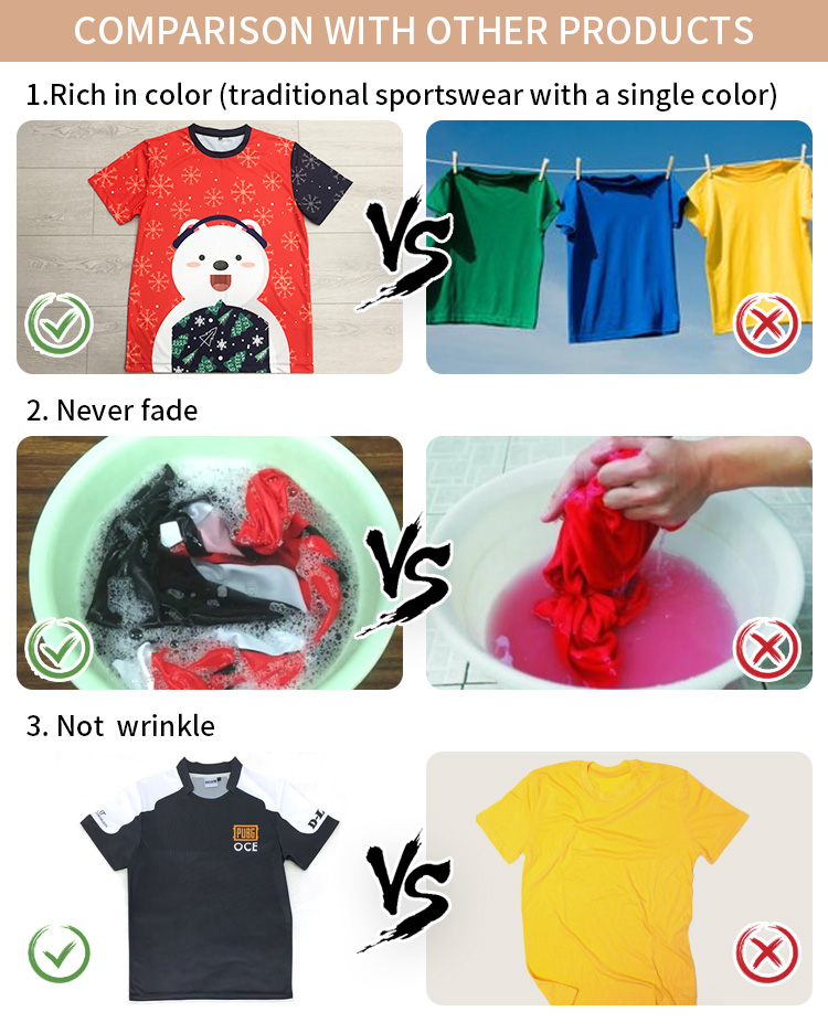 Comparison of advantages of customized short sleeves
