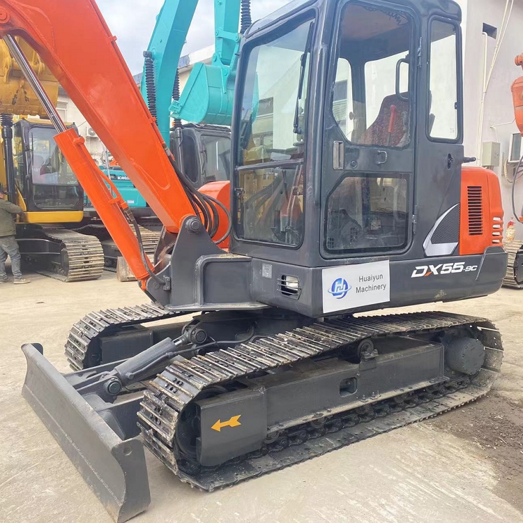 Doosan DH55-V Used Mini Crawler Excavator 5 Tons Made in South Korea For Sale