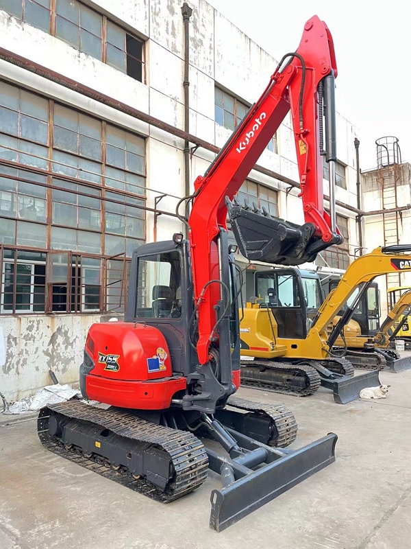 Kubota KX155 Used low working hours Mini 5Ton Japan Original Mini Crawler Excavator for Sale