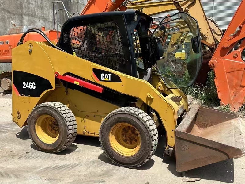 Cat 246C used skid steer loader6