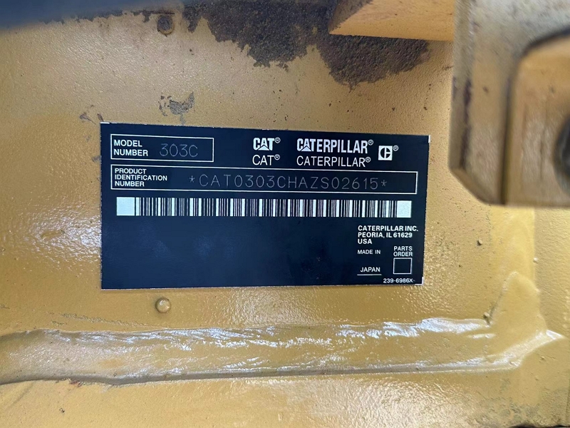CAT 303C mini used excavator7