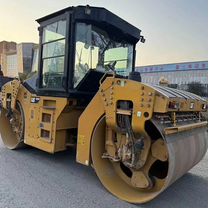 CatCB64B Second Hand Low Working Hours And High Quality Original Hydraulic Road Roller Made in Japan