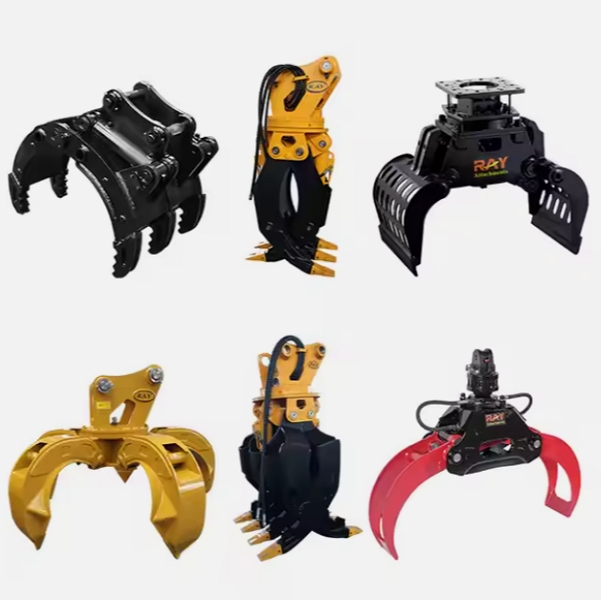 Hydraulic Wood Clamp Oem 6t-30t Log Grab Wood Grapple For Sale