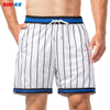Buker Low Minimum Custom Logo Mens Basketball Breathable Mesh Shorts With Zipper Pockets