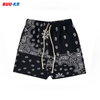 Men Sublimation printing New custom design hot sale short for men OEM 5 inch inseam mesh shorts 