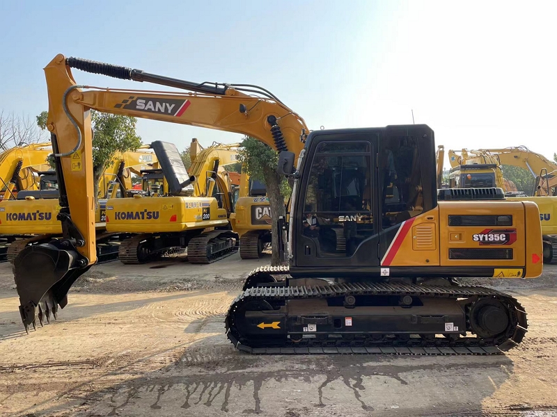 Sany SY135 Used Medium good condition 13Ton Used China Made Excavator for Sale