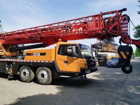 Sany STC750 Used 75 Tons Powerful And High Cost Performance Hydraulic Crane Saves Energy