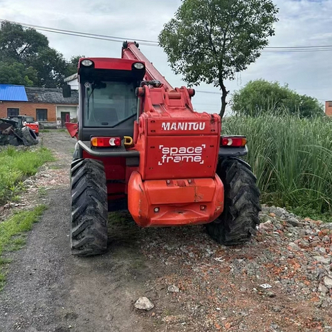 Manitou MT1740 used 17 ton telescopic forklift with 360 degree rotation function wholesale